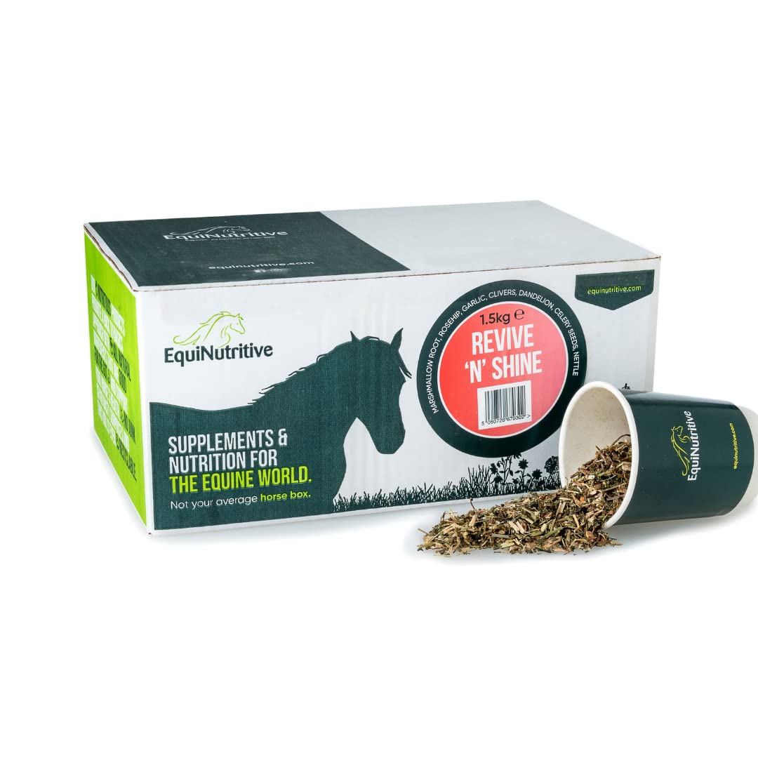 Equinutritive - Revive 'N' Shine and Coat Supplement For Horses - 100% Natural Ingredients - (1.5 kg)
