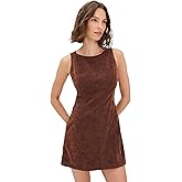 Free People Women's Atlas Faux Suede Mini Dress