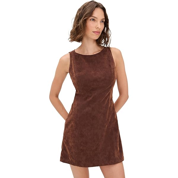 knee length dresses for ladies Amelie Tie Front Mini Dress