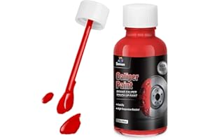 SENVEN Red Caliper Paint Brake Caliper Touch Up Paint Red Gloss High Temperature Heat Resistant 1.5 oz