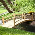 Coral Coast Harrison 8-ft. Wood Garden Bridge