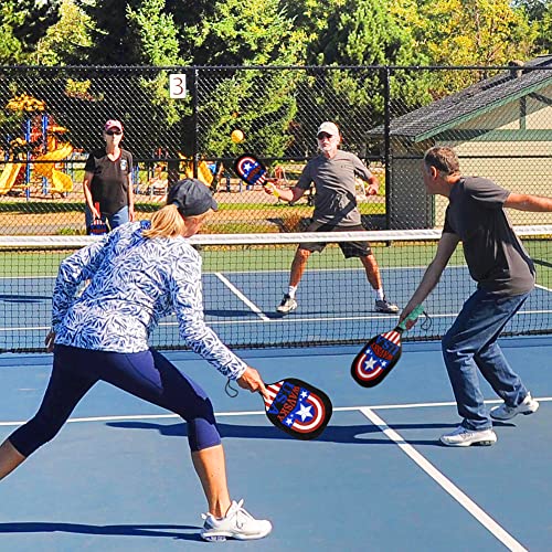 Wavsky Pickleball Paddles Pickleball Set of 4 Paddles, 8 Pickleball