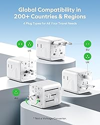 MOMAX Mini Universal Travel Adapter Worldwide, 2