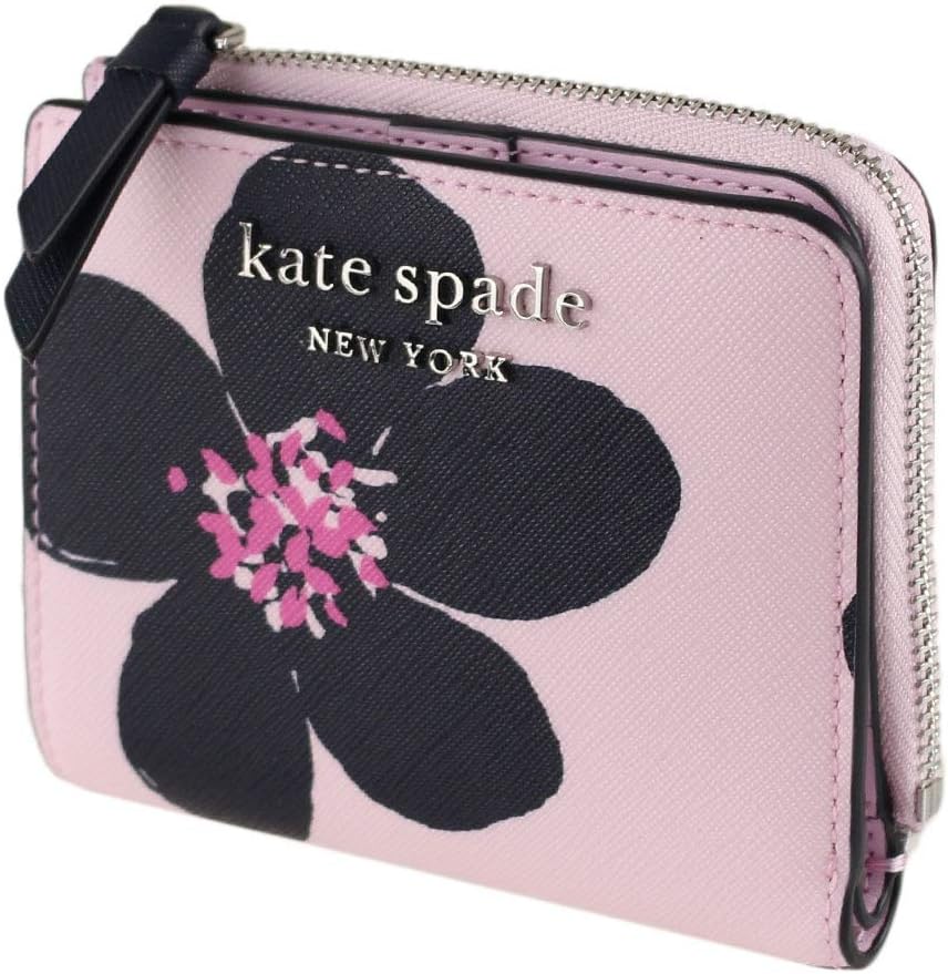 Kate Spade New York Small LZip Bifold Wallet Grand Flora