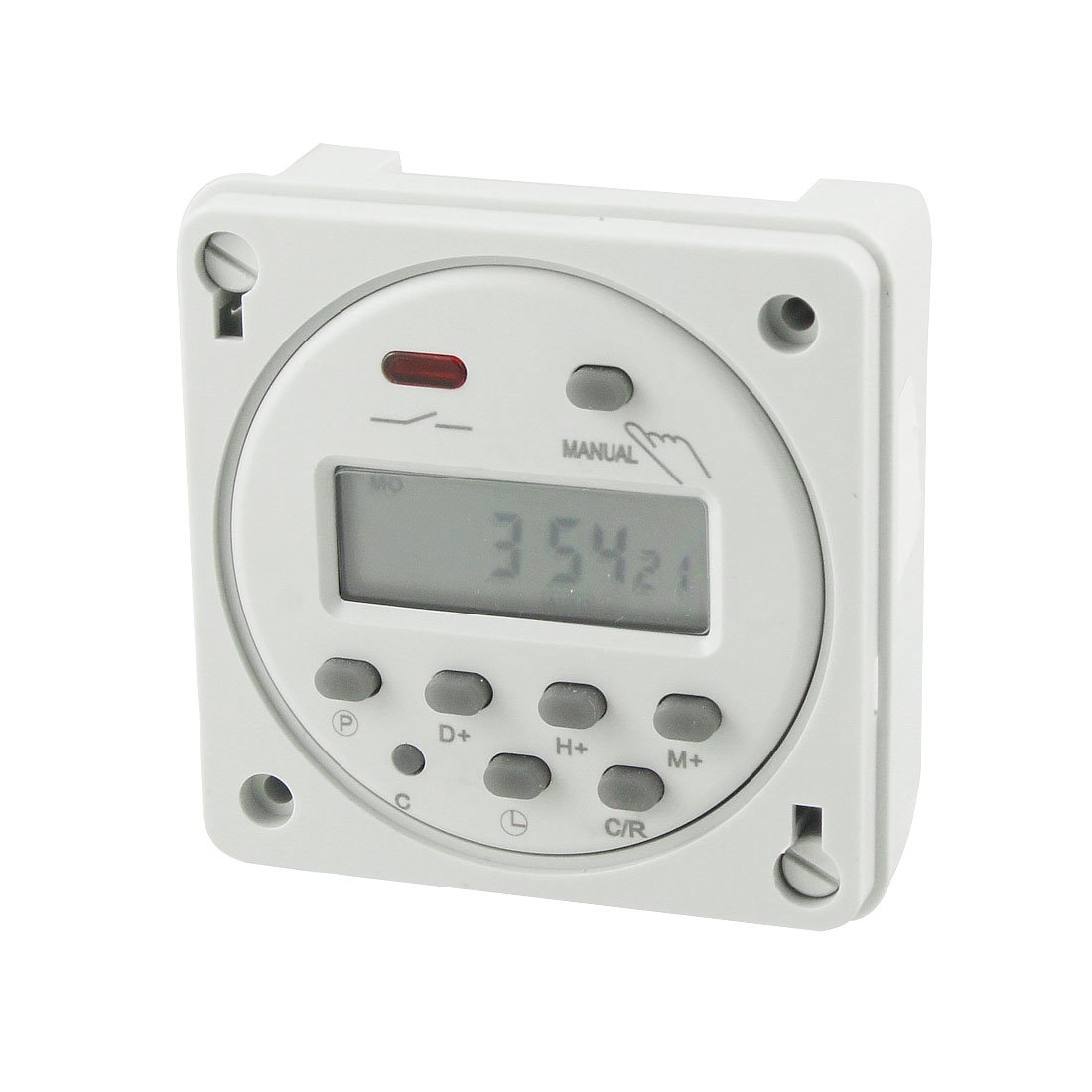 sourcingmap Cn101A LED Screen Digital Time Switch Progerammable Timer AC 24V 16A
