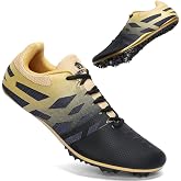 THESTRON Men Women Kids Track and Field Shoes Professional 8 Spikes Running Racing Sneakers Breathable Lightweight Sprinting Shoes