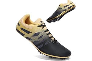 THESTRON Men Women Kids Track and Field Shoes Professional 8 Spikes Running Racing Sneakers Breathable Lightweight Sprinting 