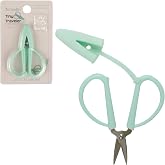 JubileeYarn Tiny Traveler Scissors - Beach Glass - 1 Unit | Mini Portable TSA Compliant Airplane Snips