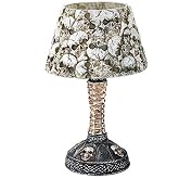 Pacific Giftware Boneyard Ossuary Skull LED Mini Night Lamp Color Changing Desktop Halloween Decor