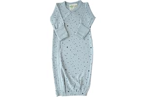 PARADE Organic Gowns - Signature Prints Navy Stars 3-6 Months