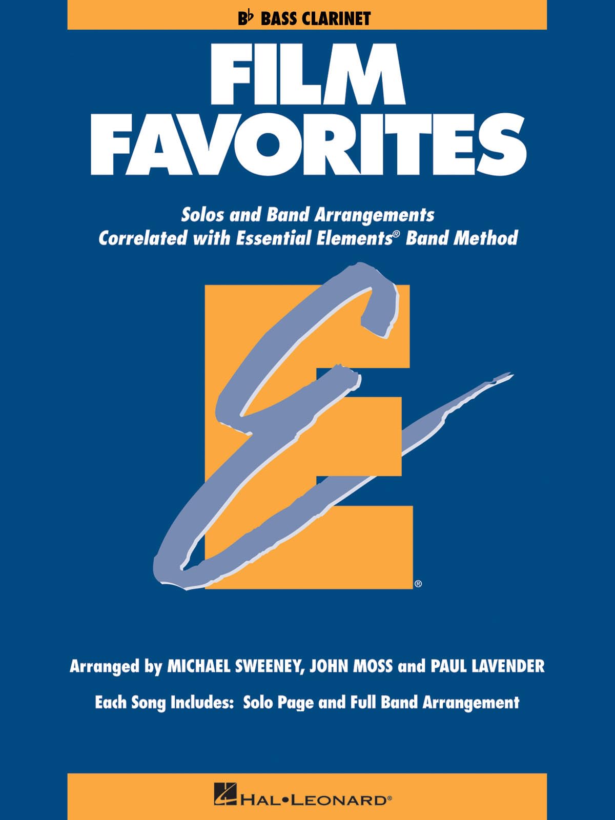 Essential Elements - Film Favorites -Bass Clarinet. Concert Band. Part