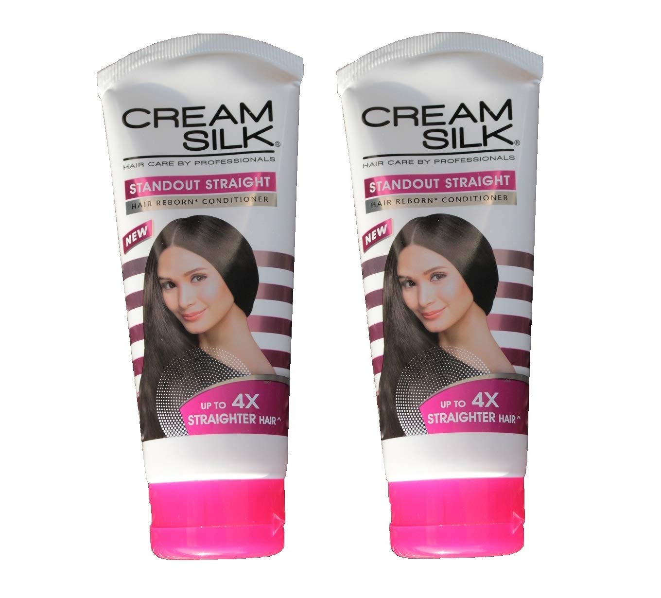 Lot of 2 Cream Silk Conditioner Standout Straight for Straighter Hair