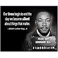 Martin Luther King Jr. Mugshot Wall Art Print - Ready to Frame Photo (8X10) - Home Decor - Makes a Great Gift for Bedrooms, Kitchens, Home Office and Living Rooms - MLK Motivational and Inspirational