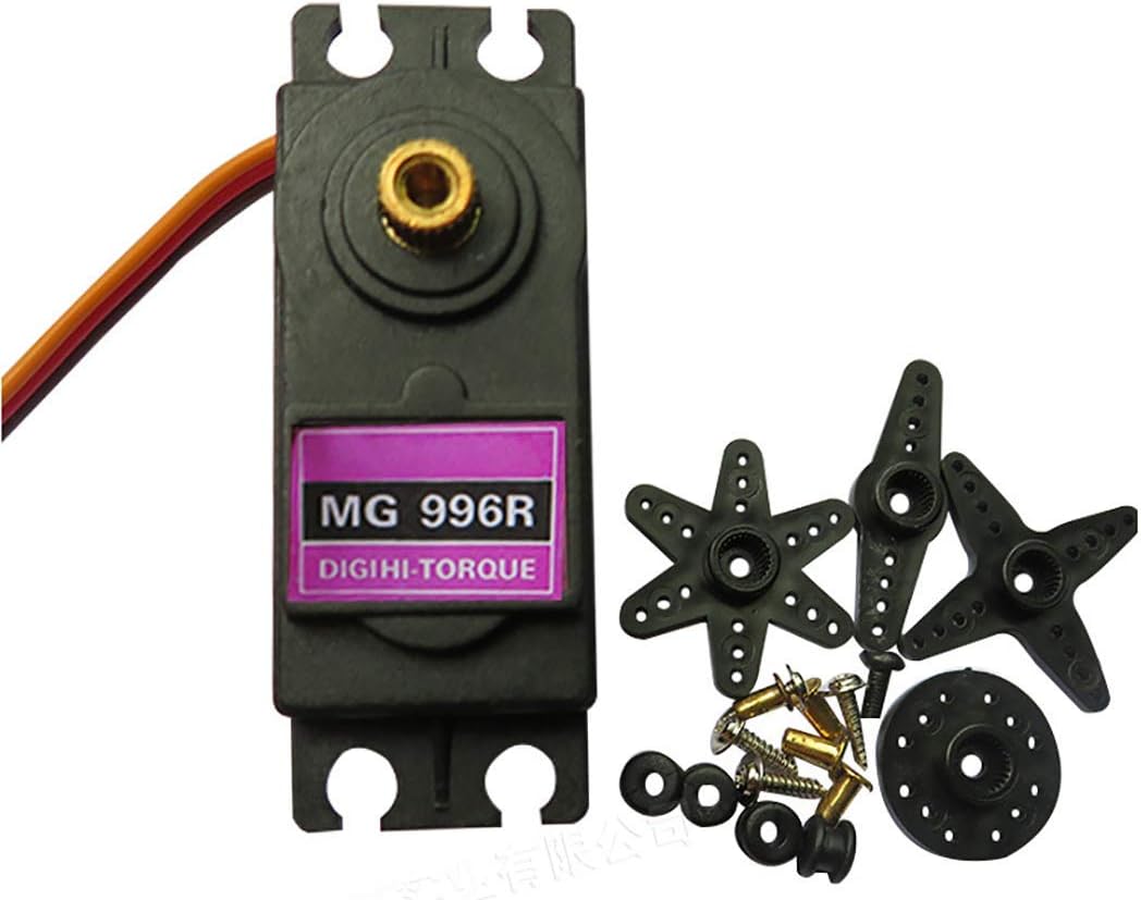 Iunius 4pcs MG-996 Servo Motor Metal Gear Torque Digital Motor Kit for RC Airplane Model Car Helicopter Robot Diving Equipment Smart Camera Racing Model - Image 4