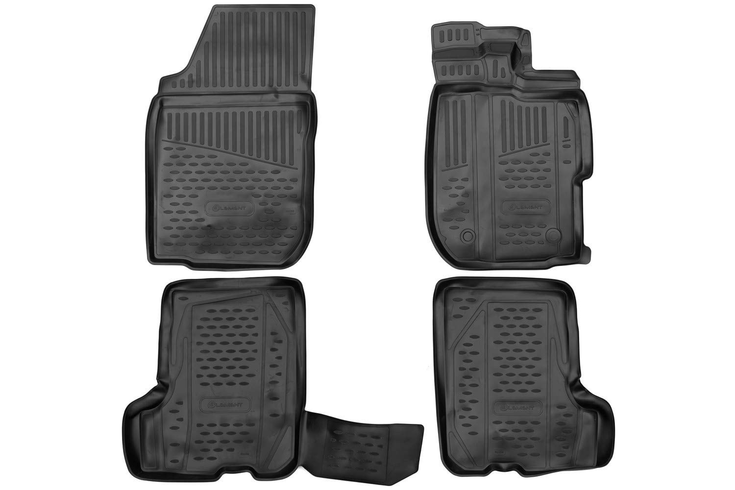 Element Tailored Custom Fit 3D Rubber Floor Mats for RENAULT Sandero, 2014-, hb