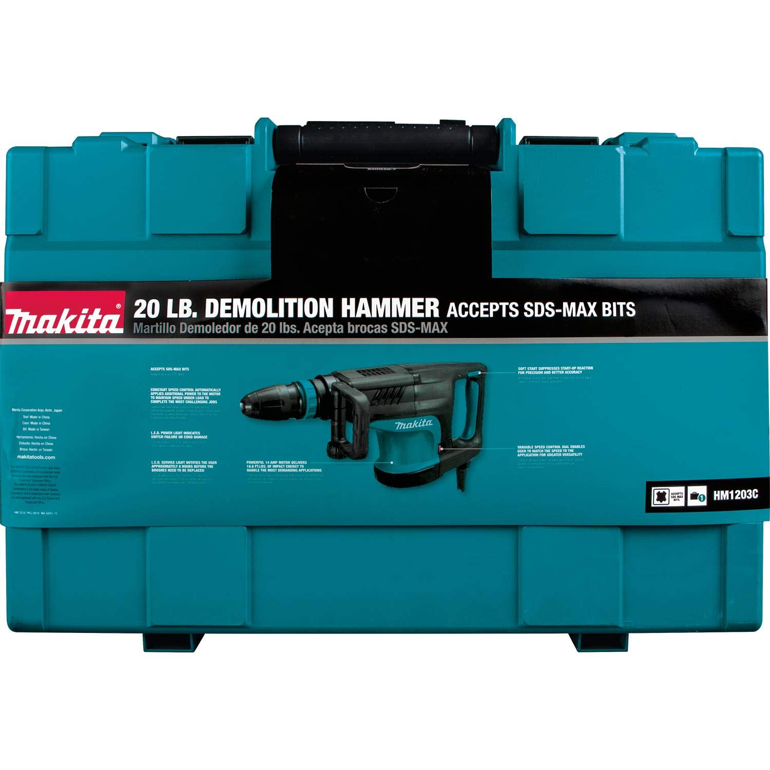 Makita HM1203C 20Pound SDS Max Demolition Hammer Buy Online in United Arab Emirates at