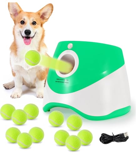 PetPrime Dog Automatic Ball Launcher for Small&Medium Dogs,Dog
