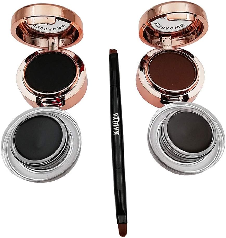 Ktyssp Waterproof Eye Liner Eyeliner GEL Makeup Cosmetic Brush Black