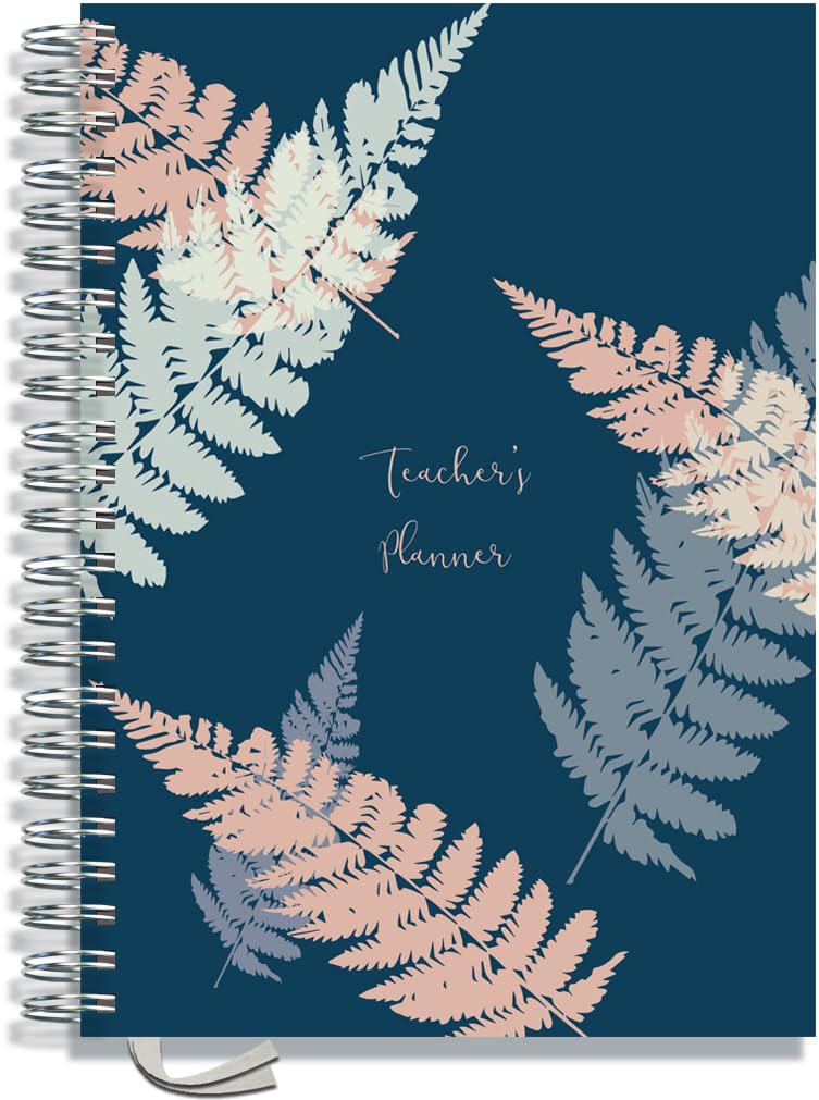 Teacher Planner 2026-2027 by Pirongs A4 6 Lesson - Fern