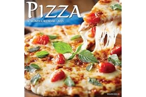Pizza 2025 12" x 12" Wall Calendar