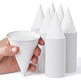 GreenWipe 4 oz Cone Water Cups, 200 Count – Disposable Paper Cups for Standard Water Dispensers and Coolers, Condensation Res