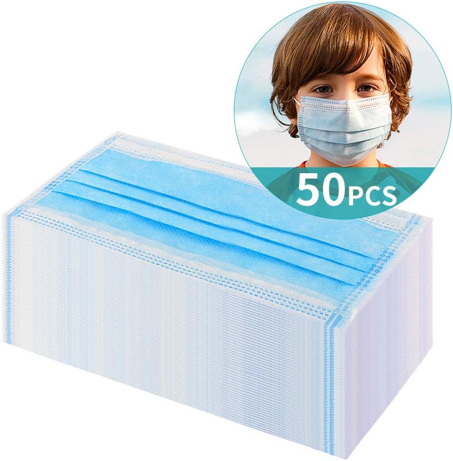 Disposable Non-woven 3-layer for Children, 50 Pcs