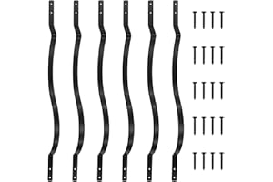 Belinova 25 Pack Aluminum Balusters 32.25"x1" Curve Balusters for Deck Railing, Deck Spindle Metal Balusters for Deck Outdoor
