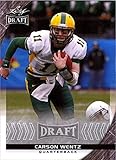 CARSON WENTZ 2016 LEAF DRAFT ROOKIE CARD #12! W/H TOP LOADER!
