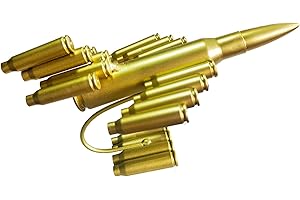 ZhurongGod Bullet Shell Style Airplane Model,Handmade Metal Military Aircraft Sculpture for Desk & Home Aviation Decoration, Retro Airplane Gift for Dad, Pilots and Aviation Lovers, Idea