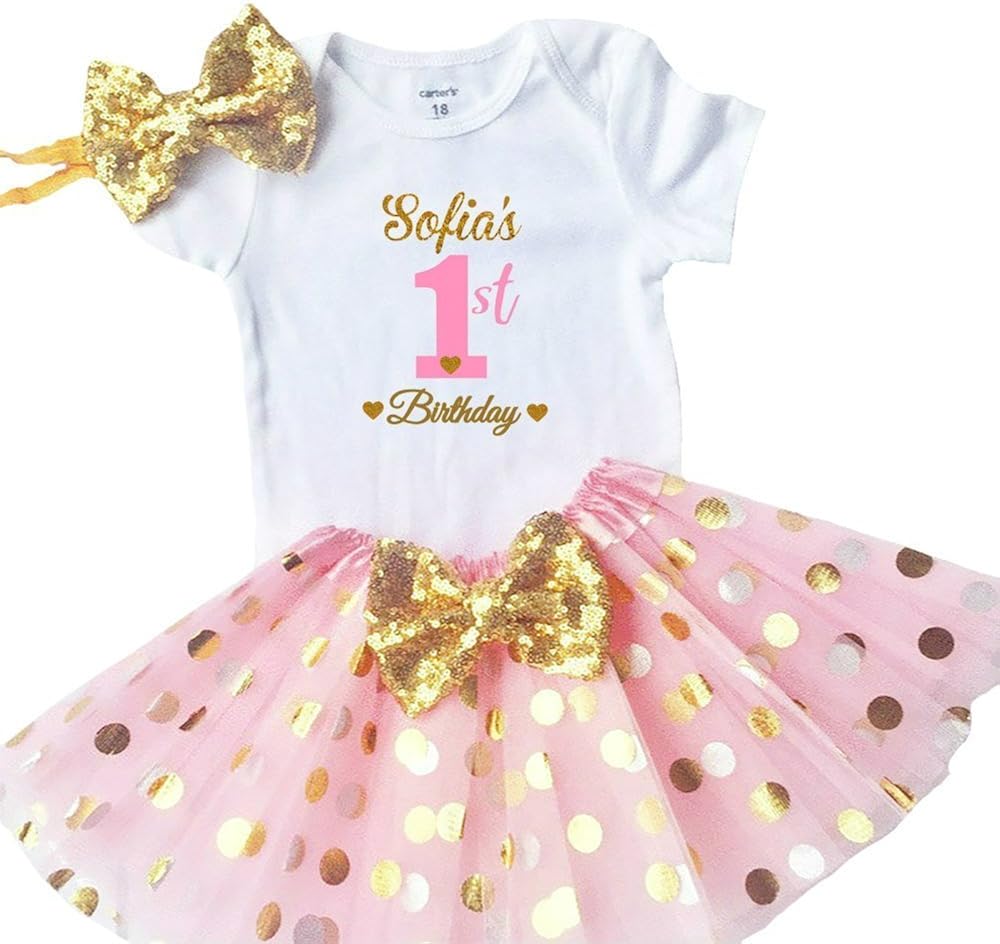 1st birthday dress personalized