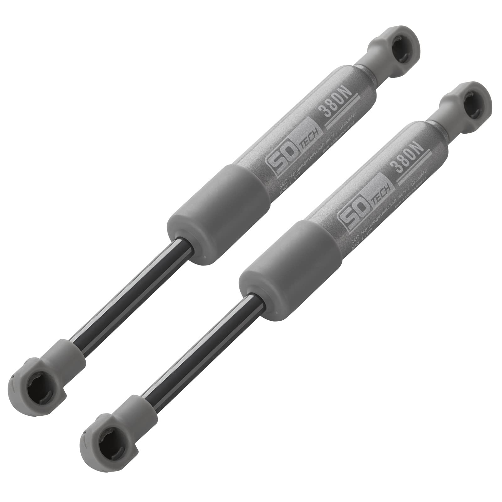 2 piece SO-TECH® Lift-o-Mat Gas Piston 380 N Gas Spring Strut for Kesseböhmer