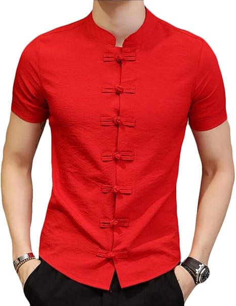 camisetas con cuello chino