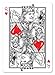 Albino Dragon The White Rabbit Playing Cards