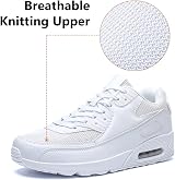 Padgene Running Shoes Men Women Breathable Lightweight Air Cushion Low Top view 3