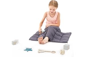 HOSUKKO Weighted Blanket - Weighted Blanket 3 lbs Grey Heavy Blanket - Small Size Breathable Blanket(20 * 30 inches, 3 lbs)