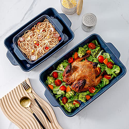 HVH Baking Dish Set, 9x13 Baking Dish, Large Casserole Dish Set