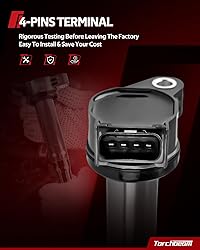 Torchbeam 6 Packs Ignition Coil UF495 Fit for Camry