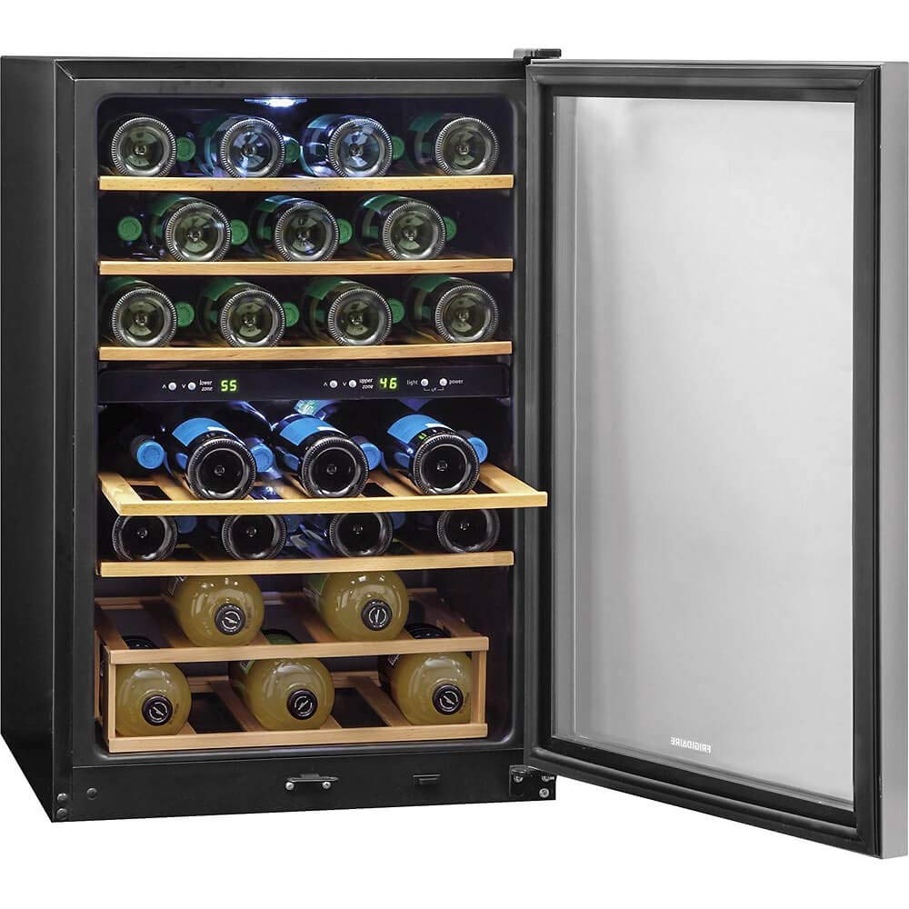 Frigidaire FFWC3822QS TwoZone Wine Cooler with 38 Bottle Capacity