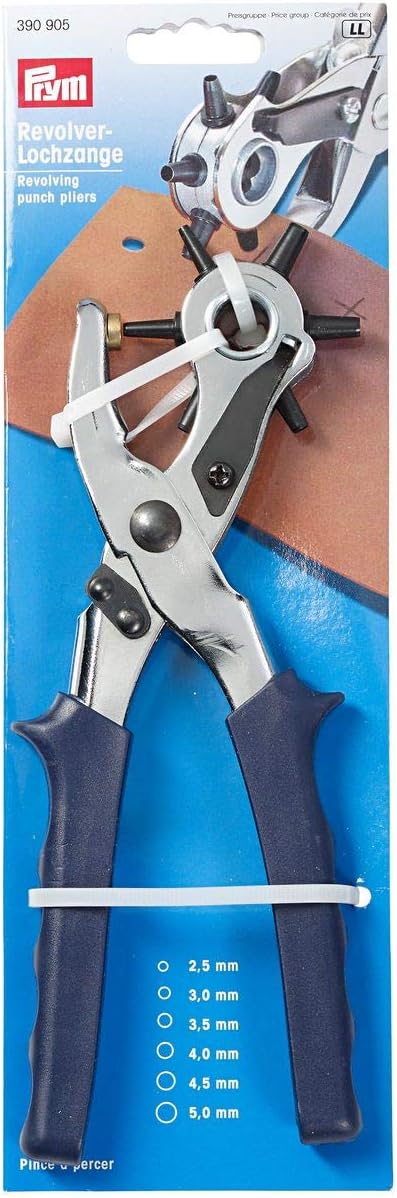 Amazon Com Prym 390905 Revolving Punch Pliers For Leather Plastic Foil Paper Etc 1 Piece Health Personal Care
