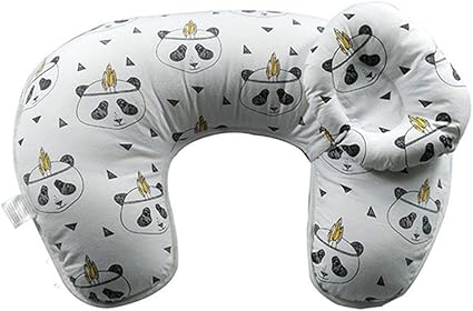 Amazon Miracle Baby 授乳クッション 授乳枕 ミニ枕付き 調整可能高さ 45 科学授乳 U形授乳枕 ベビー看護授乳枕 持ち運び便利 哺乳用 多機能 コットン100 マタニティ パンダ 授乳クッション ベビー マタニティ 通販