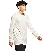 Adidas Men's Tech Long-Sleeve Sportswear T-Shirt, Off White/Alumina, X-Small