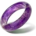 WHITESTONE JEWELRY CO. Maya Stone Ring Collection | Natural Stone Band for Women and Men | Stackable Ring | 6mm Wide