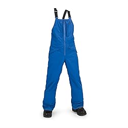 Volcom Boys Barkley Ins Bib Overall Electric Blue