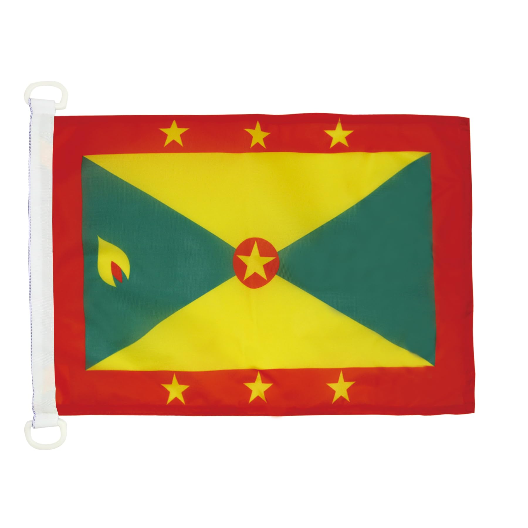 AZ FLAG - Grenada Nautical Flag - 18'' x 12'' - For Outdoor and Boat - Grenadian Banner Knitted Polyester with Two Plastic Rings - Vivid Colors - 12x18 in - 45x30 Cm