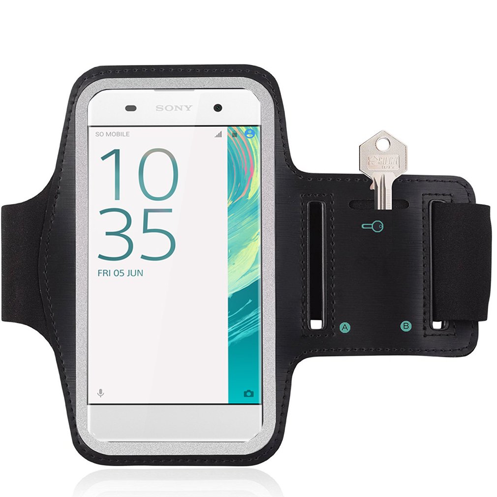 Sony Xperia 5 XA1 L1 L3 L4 / Xperia E5 E4 / Xperia XZ Running Sports Armband Gyms Fitness Workout ARM Band Cover Strap