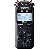 Tascam DR-05X Stereo Handheld Digital Audio Portable Recorder and USB Audio Interface, Pro Field, AV, Music, Dictation Record