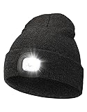 MELASA Unisex LED Beanie with The Light, USB