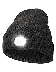MELASA Unisex LED Beanie with The Light, USB
