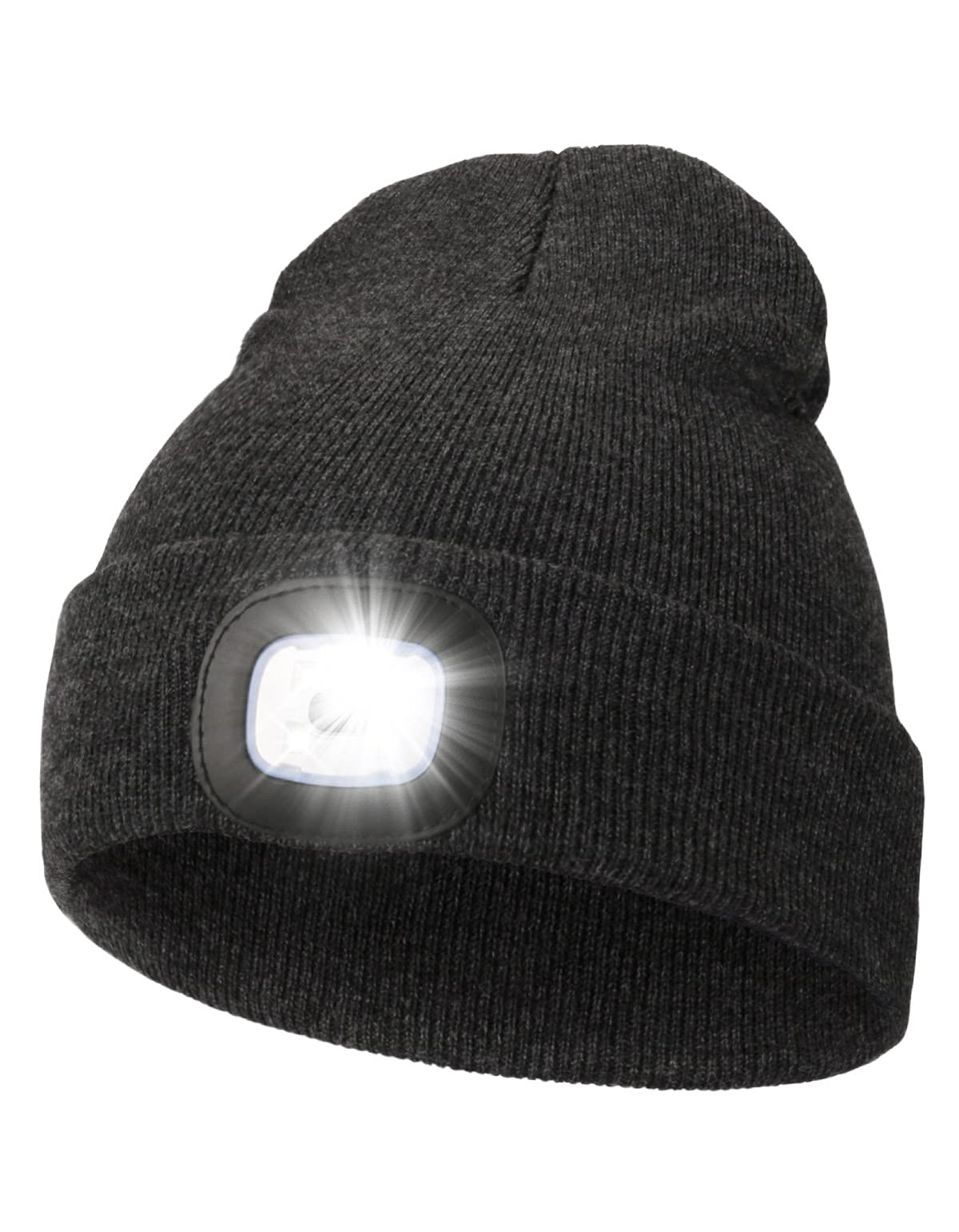 MELASA Unisex LED Beanie with The Light, USB