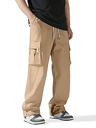 PLEPAN Mens Sweatpants Drawstring Elastic Waist
